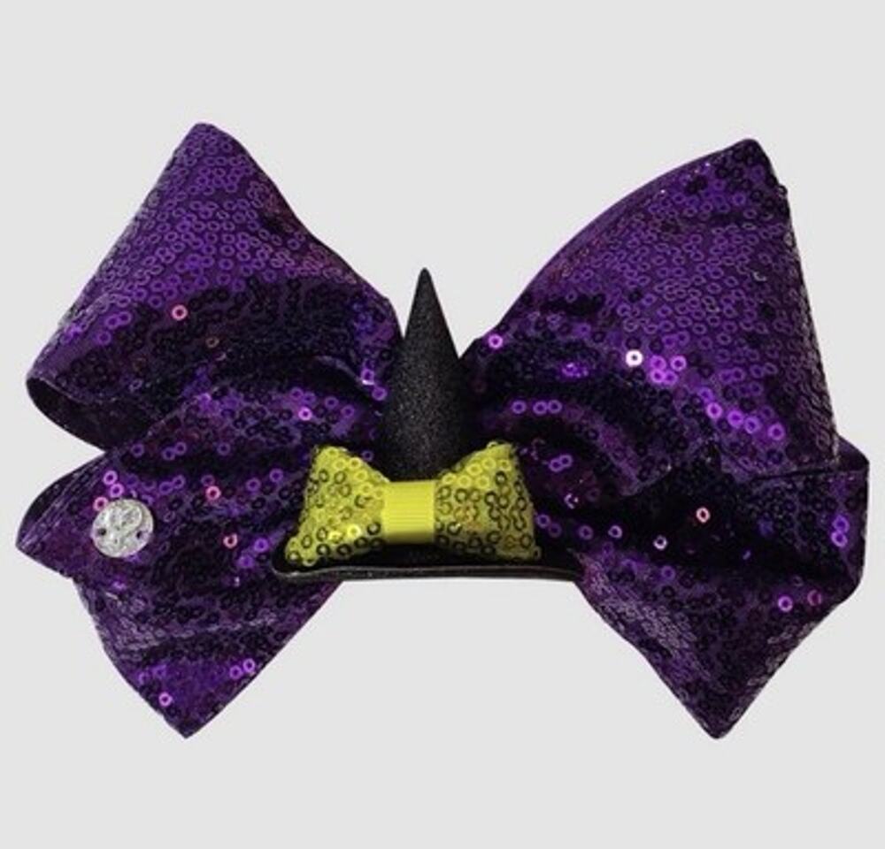 Girls' JoJo Siwa Sequin Bow with Witch Hat - Purple